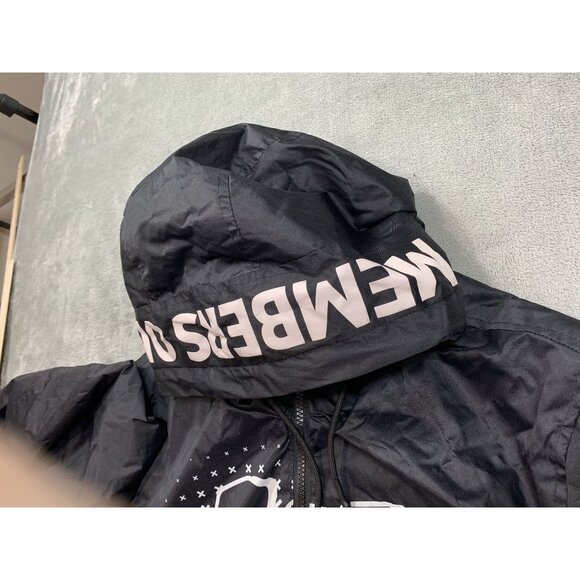 Looney Tunes Members Only Mens Large Black Goon Squad Windbreaker Jacket - Picture 9 of 16